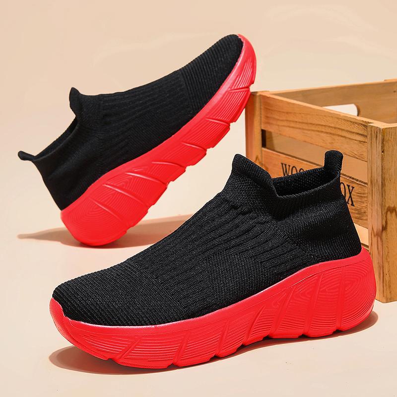 Damen Sneaker mit elastischem Strickdesign und innovativer Dämpfungstechnologie R&B