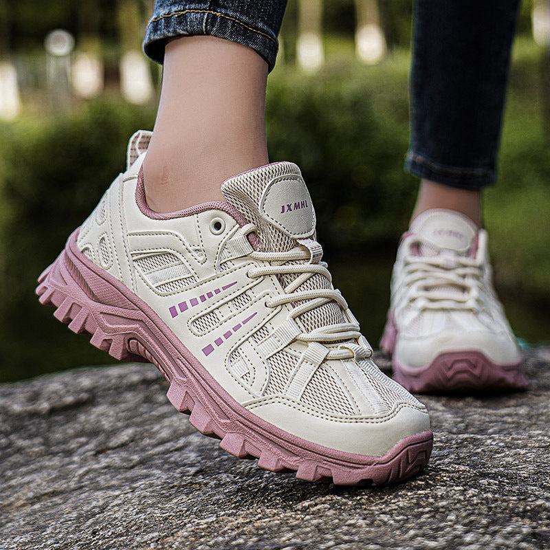 Damen Sportliche Trail-Laufschuhe mit atmungsaktivem Obermaterial und dämpfender Sohle R&B
