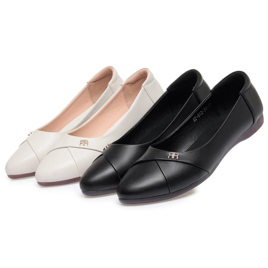 Damen Komfortable und elegante Ballerinas mit dezenter Verzierung R&B