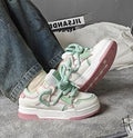 Damen Sportliche Sneakers mit verstellbarem Schnürsystem und farbenfrohen Akzenten R&B
