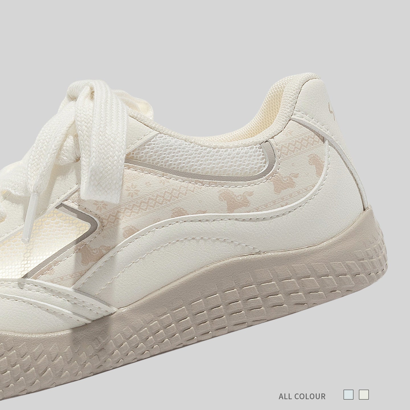 Damen Atmungsaktive Freizeitsneaker mit rutschfester Sohle