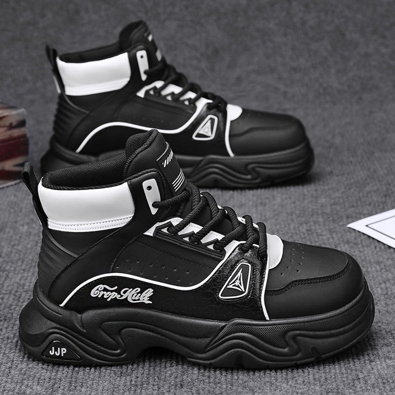 Damen Hohe Sneakers im urbanen Stil mit gepolsterter Sohle und atmungsaktivem Obermaterial R&B
