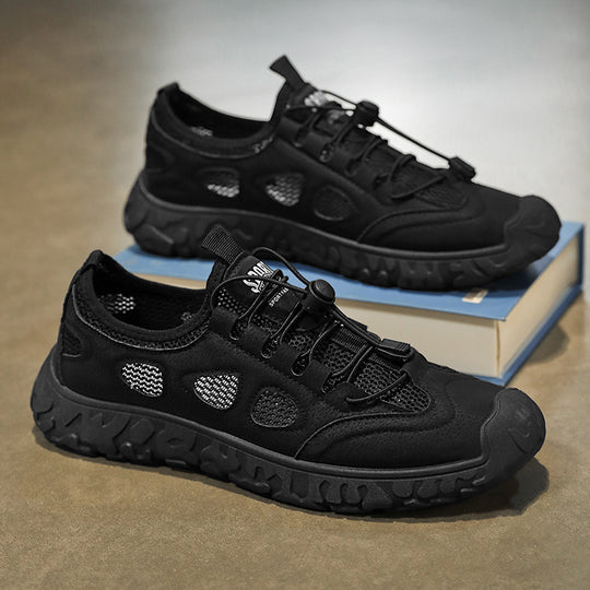 Damen Sportliche Multifunktionssneaker mit atmungsaktiver Mesh-Oberfläche und strapazierfähigem Profil R&B