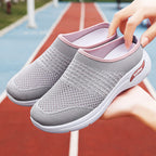 Damen Atmungsaktive Slip-On Freizeitschuhe mit flexibler Sohle R&B