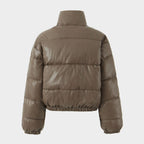 Damen kurzärmlige Daunenjacke R&B