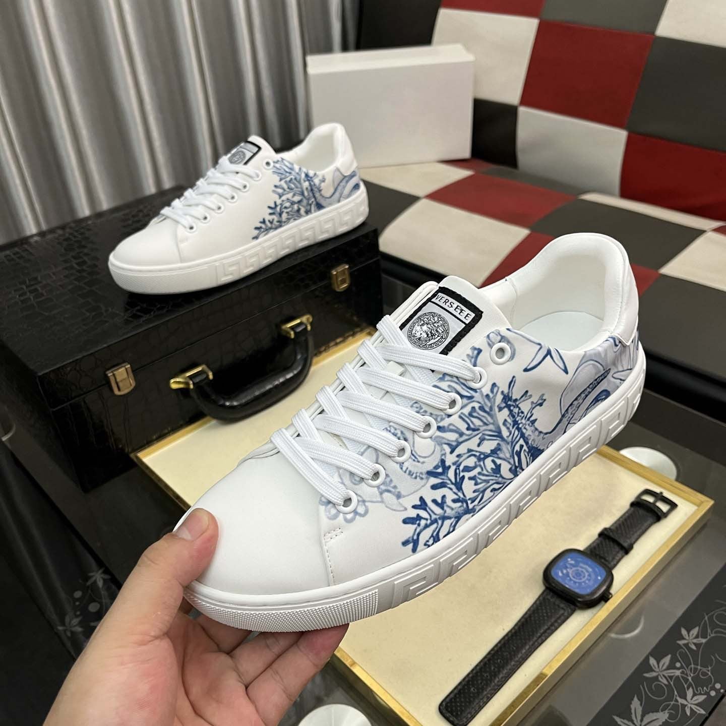 Damen Sneakers mit einzigartigem Grafik-Design und komfortabler Dämpfung R&B