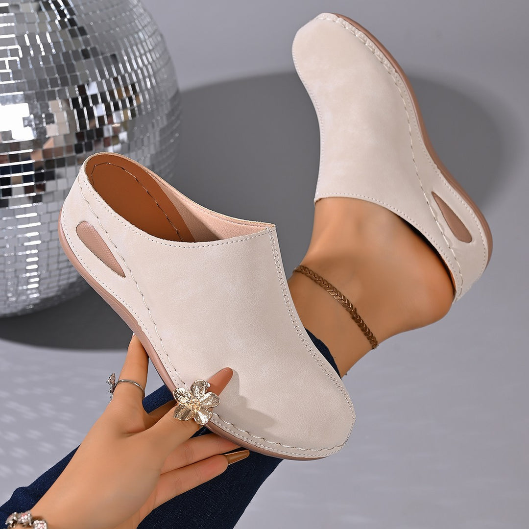 Damen Clogs mit ergonomischem Fußbett und rutschfester Sohle R&B