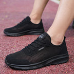 Damen Atmungsaktive Mesh-Sneaker mit flexibler Laufsohle und stabiler Dämpfung