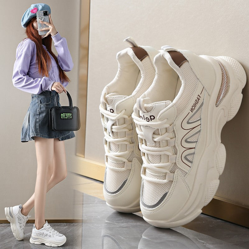 Damen Sportliche Sneakers mit ergonomischem Dämpfungssystem und modischem Mesh-Obermaterial