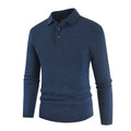 Herren langärmliges Poloshirt R&B