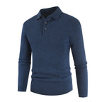 Herren langärmliges Poloshirt R&B