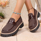 Damen modische Loafers mit rutschfester Sohle R&B