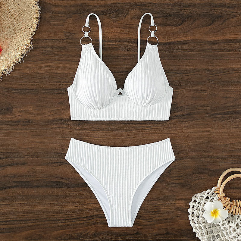 Damen Triangel-Bikini mit schickem Ringdetail R&B
