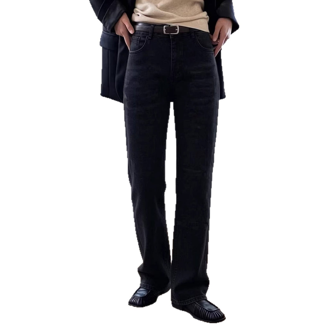 Herren lässige Bootcut Jeans mit modernen Waschungen R&B