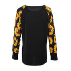Damen Langarmshirt mit floralem Design und lässigem Schnitt R&B