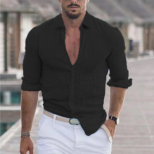 Herren Premium Hemd mit modernem Slim-Fit Schnitt und hautfreundlicher Textur R&B