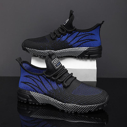 Damen Sportliche Lauf-Sneakers mit modernem Strickdesign R&B