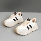 Damen gemütliche und stylische Sneakers mit kuscheligem Innenfutter R&B
