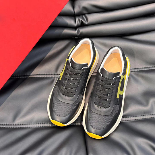 Damen Sportliche Sneakers mit atmungsaktiver Mesh-Struktur und dämpfender Sohle R&B