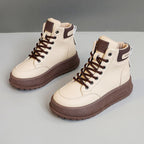 Damen modische High-Top Sneakers mit rutschfester Sohle und praktischem Schnürsystem R&B