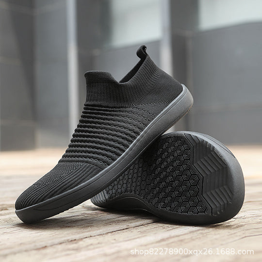 Unisex nan sockenähnlicher Stricksneaker mit elastischem Schaft und rutschfester Gummisohle R&B