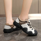 Damen Sportliche Freizeitsneaker mit atmungsaktiver Oberflächenstruktur und rutschfester Sohle R&B