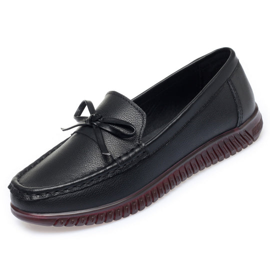 Damen Elegante Mokassins mit modischem Schleifendetail und rutschfester Sohle R&B