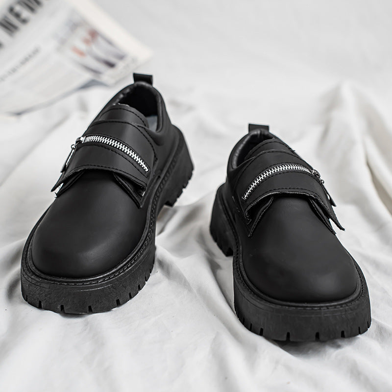 Damen Modische Schnürschuhe mit praktischer Zip-Verschluss und rutschfester Sohle
