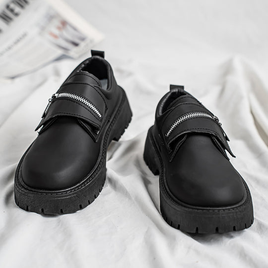 Damen Modische Schnürschuhe mit praktischer Zip-Verschluss und rutschfester Sohle R&B