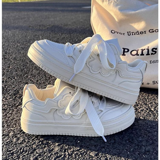 Damen Trendige Sneakers mit verspieltem Blüten-Design und bequemer Sohle R&B