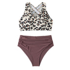 Damen Sportlicher Bikini mit Rückenschnürung R&B