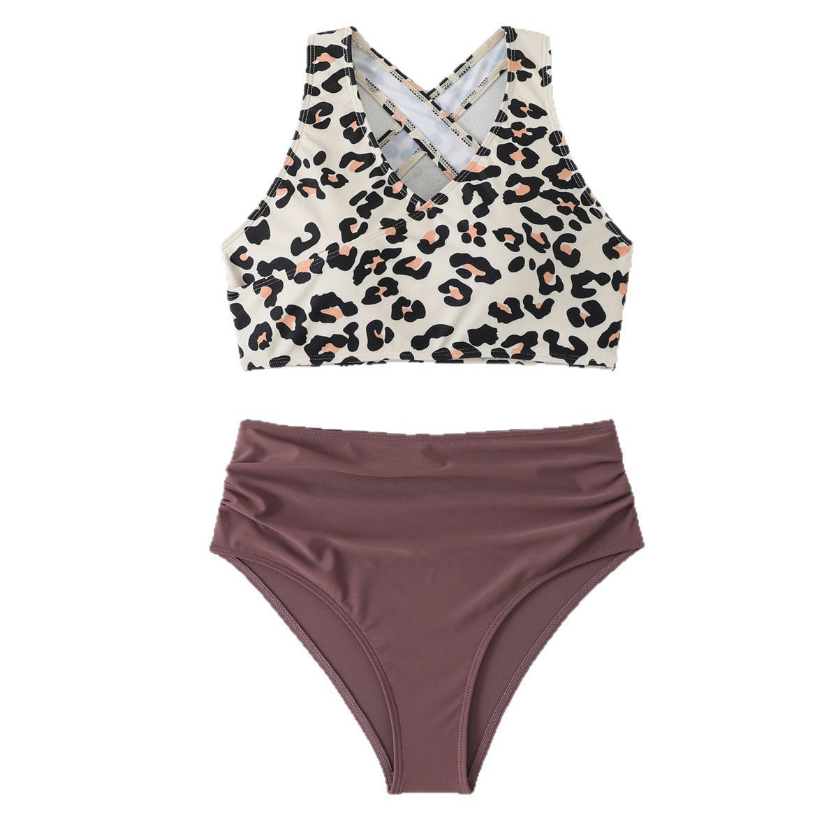 Damen Sportlicher Bikini mit Rückenschnürung R&B