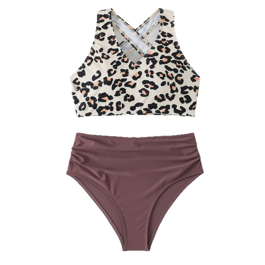 Damen Sportlicher Bikini mit Rückenschnürung R&B