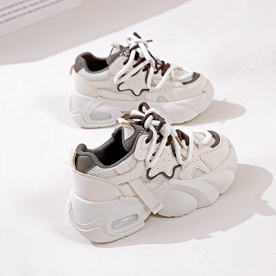 Damen Sportliche Sneakers mit atmungsaktiver Mesh-Oberfläche und rutschfester Sohle R&B