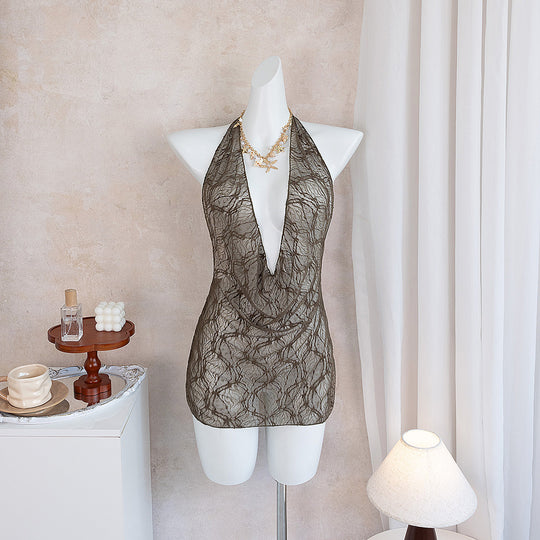 Damen elegante Strandbluse R&B