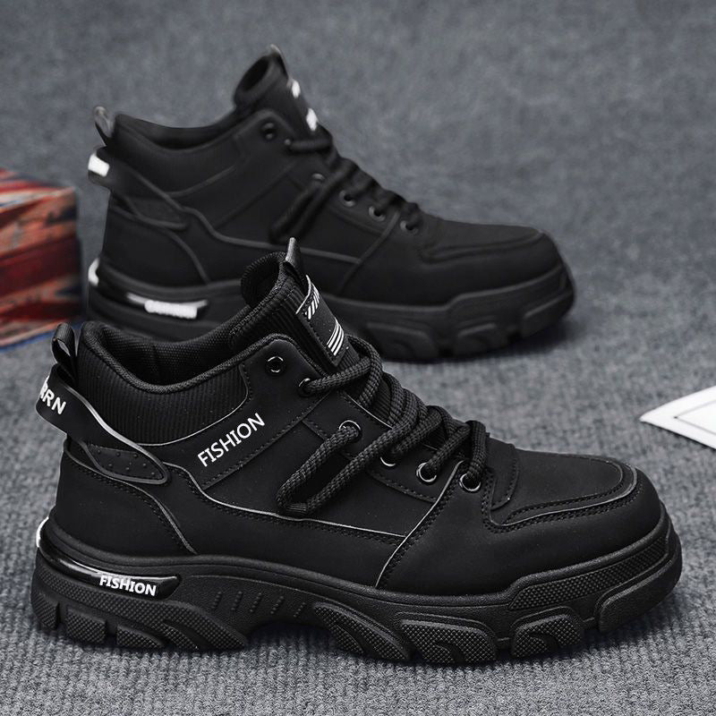 Damen robuste und sportliche High-Top Sneakers mit rutschfester Sohle R&B