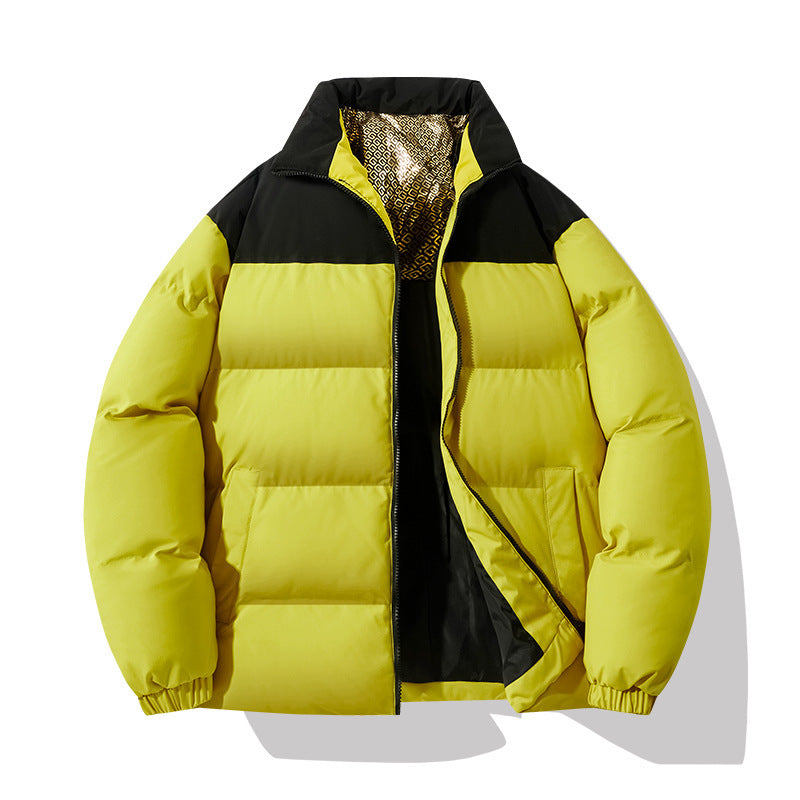Herren isolierte Steppjacke mit hohem Kragen und praktischen Taschen R&B