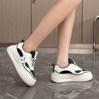 Damen modische chunky Sneakers mit atmungsaktivem Obermaterial und bequemer Dämpfung R&B