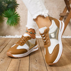 Damen modische Sneaker mit atmungsaktiver Oberflächenstruktur und leichtgewichtiger Dämpfung R&B