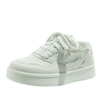 Damen Modische Plataforma Sneakers mit weicher Dämpfung