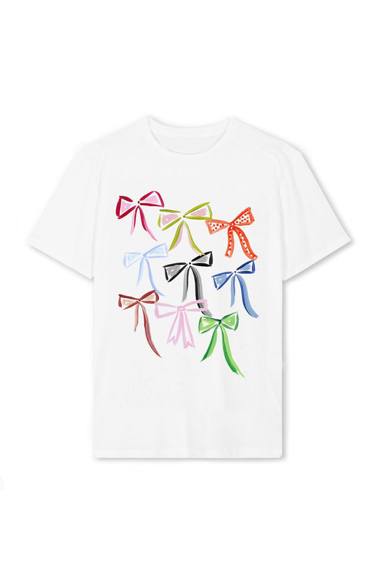 Damen T-Shirt mit farbenfrohem Motiv und kreativem Design R&B