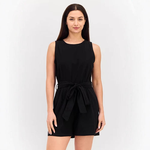 Damen Jumpsuit mit eleganter Taillierung und praktischen Taschen R&B