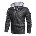 Herren lässige jacke mit abnehmbarer Kapuze und funktionalen Taschen R&B