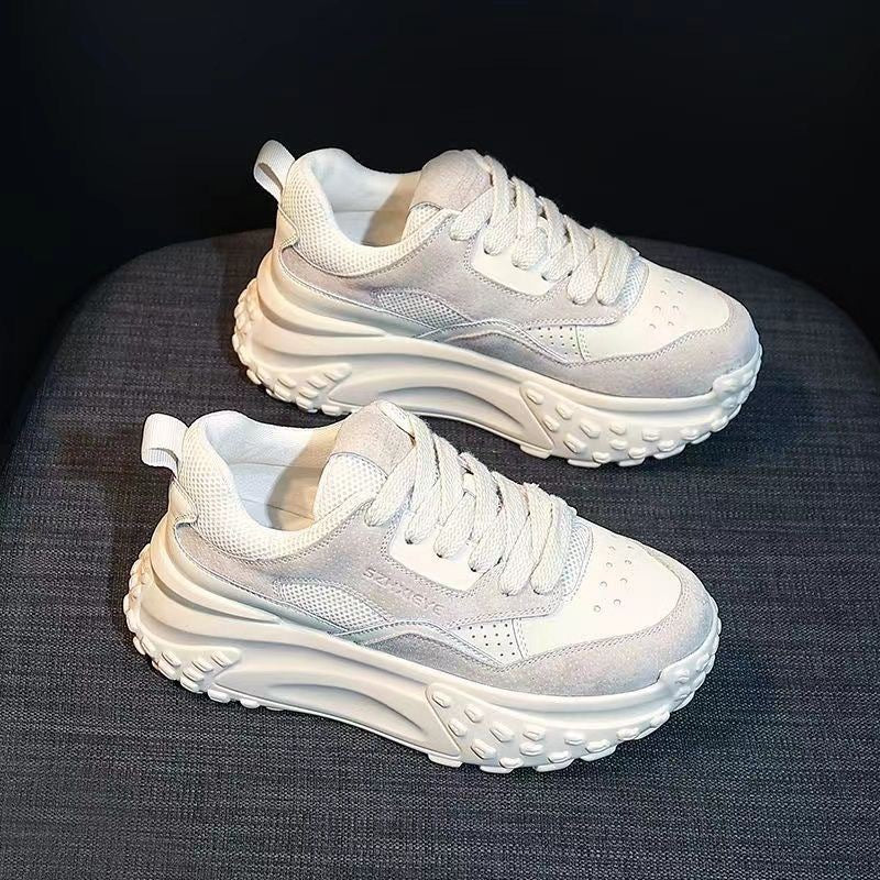 Damen Sportliche Chunky Sneakers mit atmungsaktiver Mesh-Oberfläche und gepolsterter Sohle R&B
