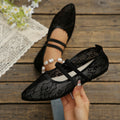 Damen Ballerinas mit elegantem Spitzen-Design R&B