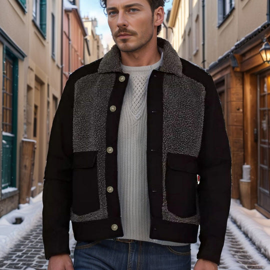 Herren Flanell-Jacke mit gewobenem Innenfutter R&B