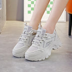 Damen Chunky Sneakers mit hochdämpfender Sohle und atmungsaktiver Oberseite R&B