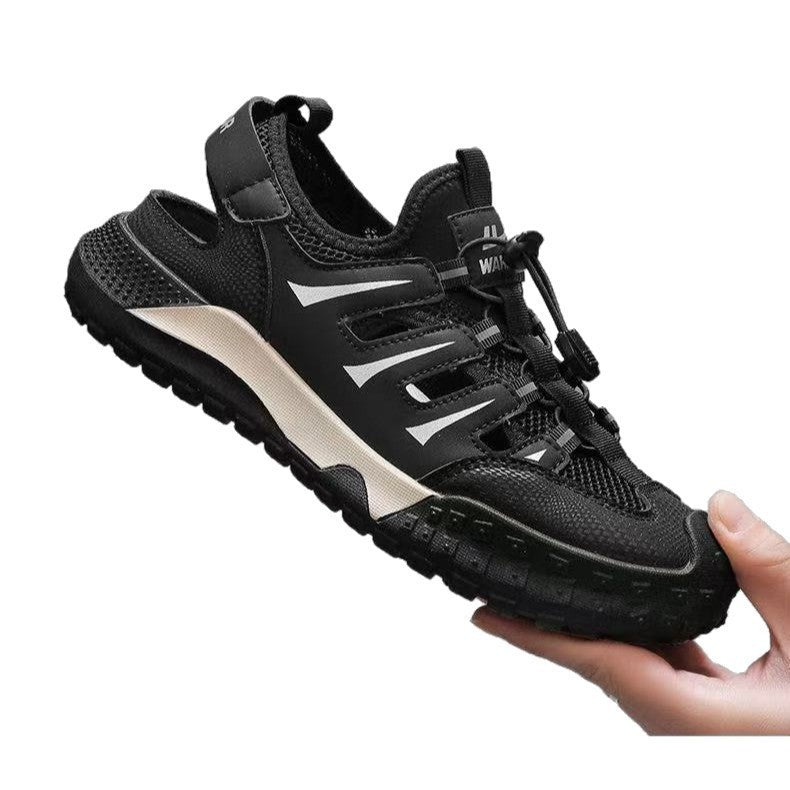 Damen Komfortable Sport Sandalen mit atmungsaktivem Obermaterial und rutschfester Sohle R&B