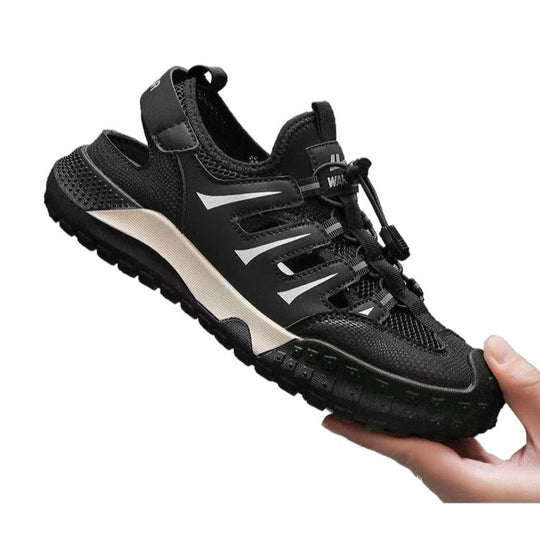 Damen Komfortable Sport Sandalen mit atmungsaktivem Obermaterial und rutschfester Sohle R&B
