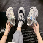 Damen Sportliche Sneaker mit rutschfester Sohle und atmungsaktivem Material R&B